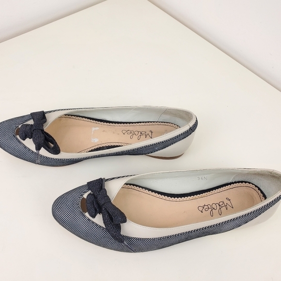 MALOLES leather flats sizs 36.5 women shoes - Picture 4 of 13